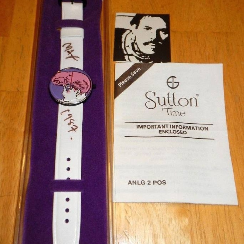 Peter Max 1986 Sutton Watch Autographed Signed